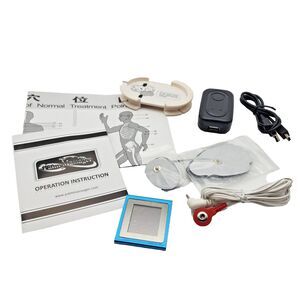 Palm Massager Digital Therapy Mini Portable Massager - Blue